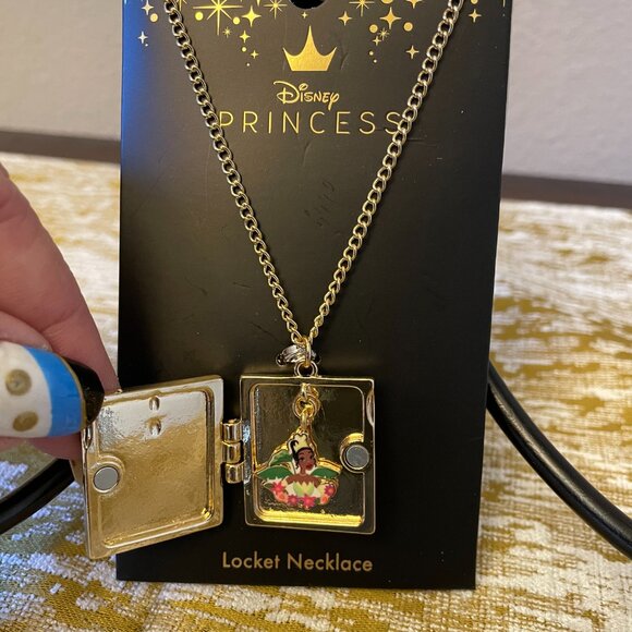 Disney The Princess And The Frog Storybook Locket Necklace - Picture 8 of 11